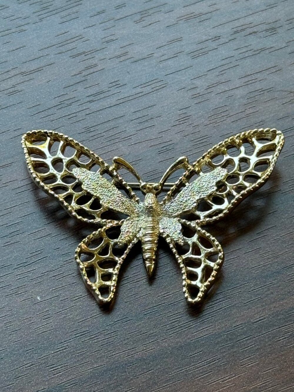 Sarah Coventry Madam Butterfly Brooch Pin 1970s Vintage